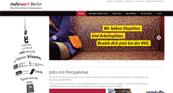 Desktop Screenshot of mehrwert-berlin.de